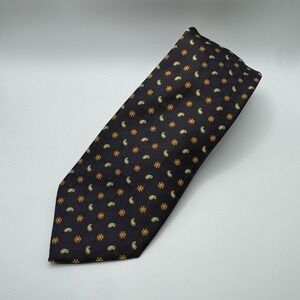 Brioni‎ Geometric Paisley Print Neck Tie Silk Italy Classy Professional